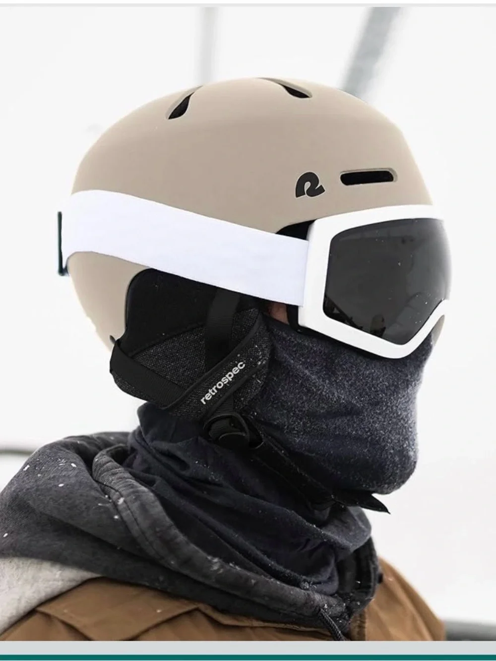 Retrospec Comstock Ski Helmet - Snowboard Helmet - Adjustable Fit M/L 1082